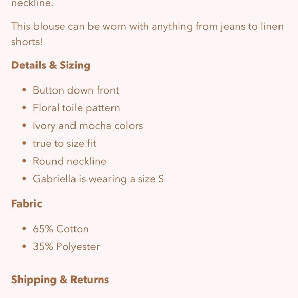 FLORAL TOILE PATTERN button down blouse! Stunning!!!! Like new!! L - Picture 6 of 6